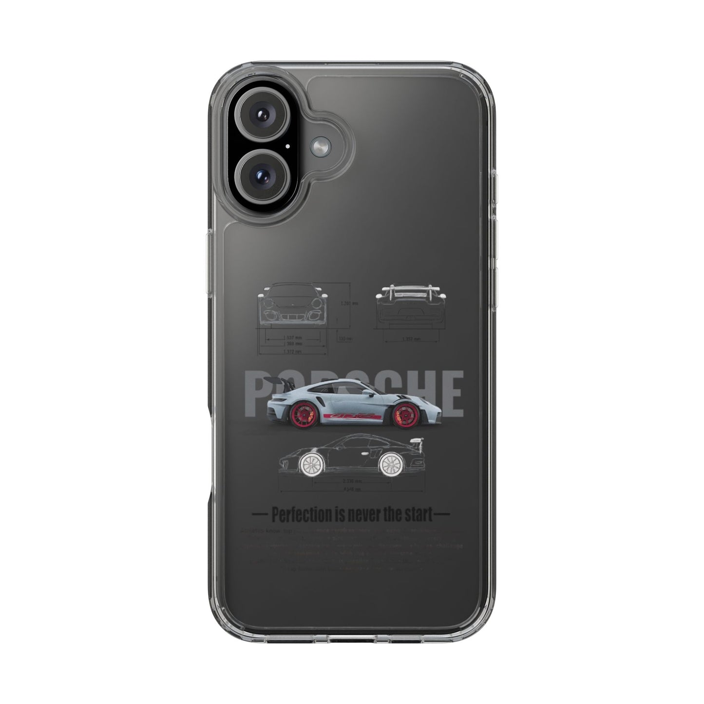Porsche GT3RS Graphic Clear Case
