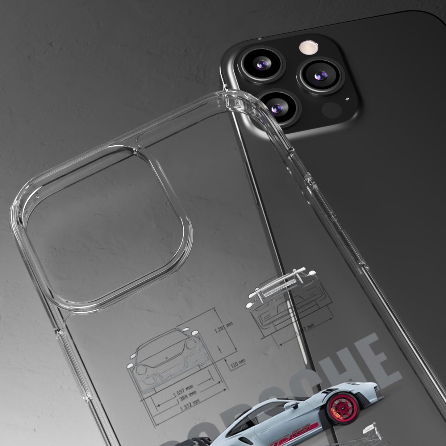 Porsche GT3RS Graphic Clear Case