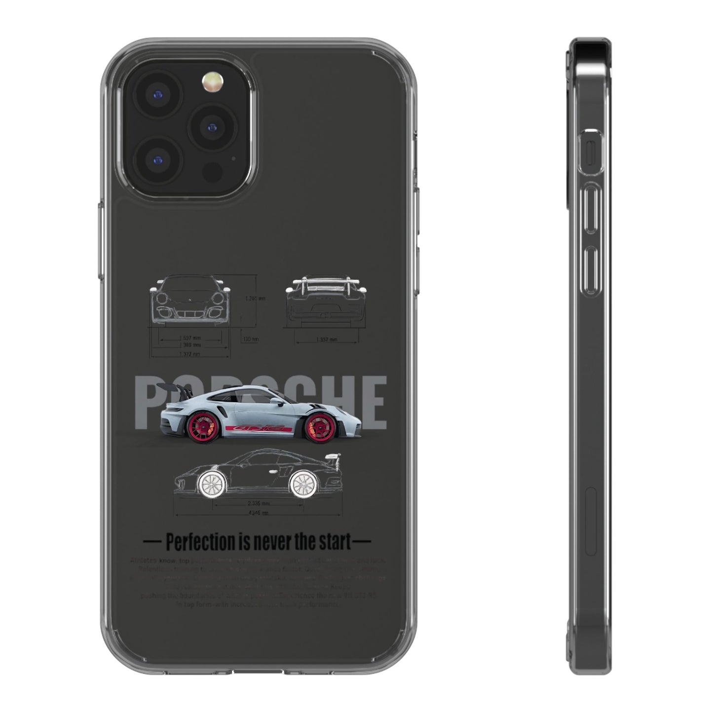 Porsche GT3RS Graphic Clear Case