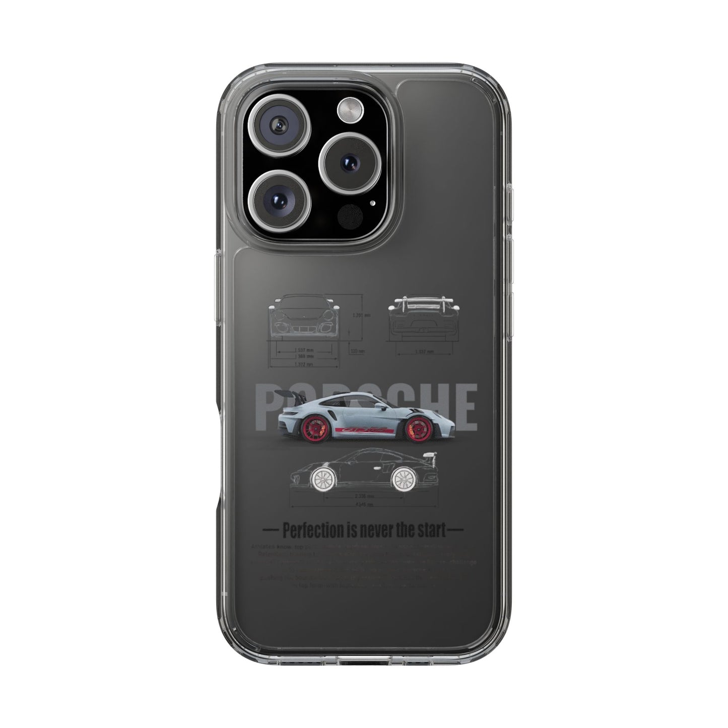Porsche GT3RS Graphic Clear Case