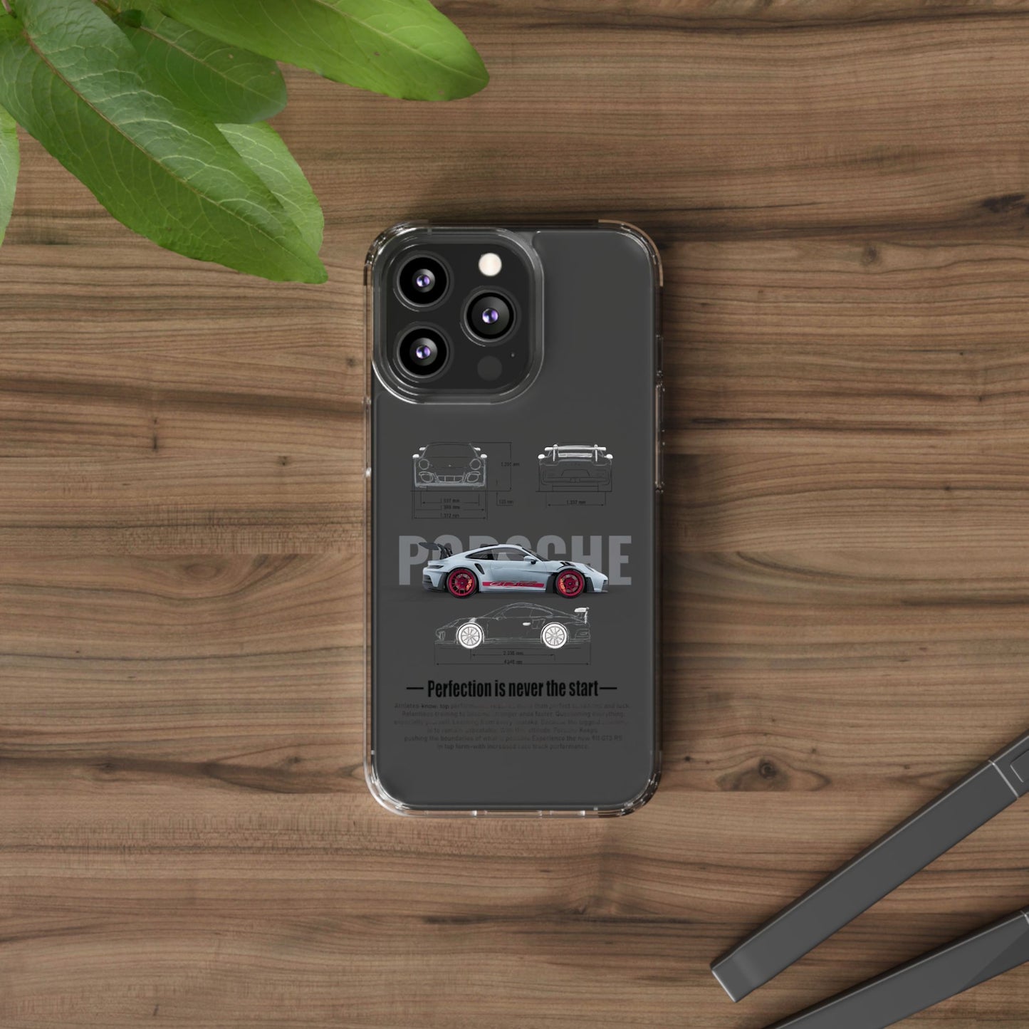 Porsche GT3RS Graphic Clear Case