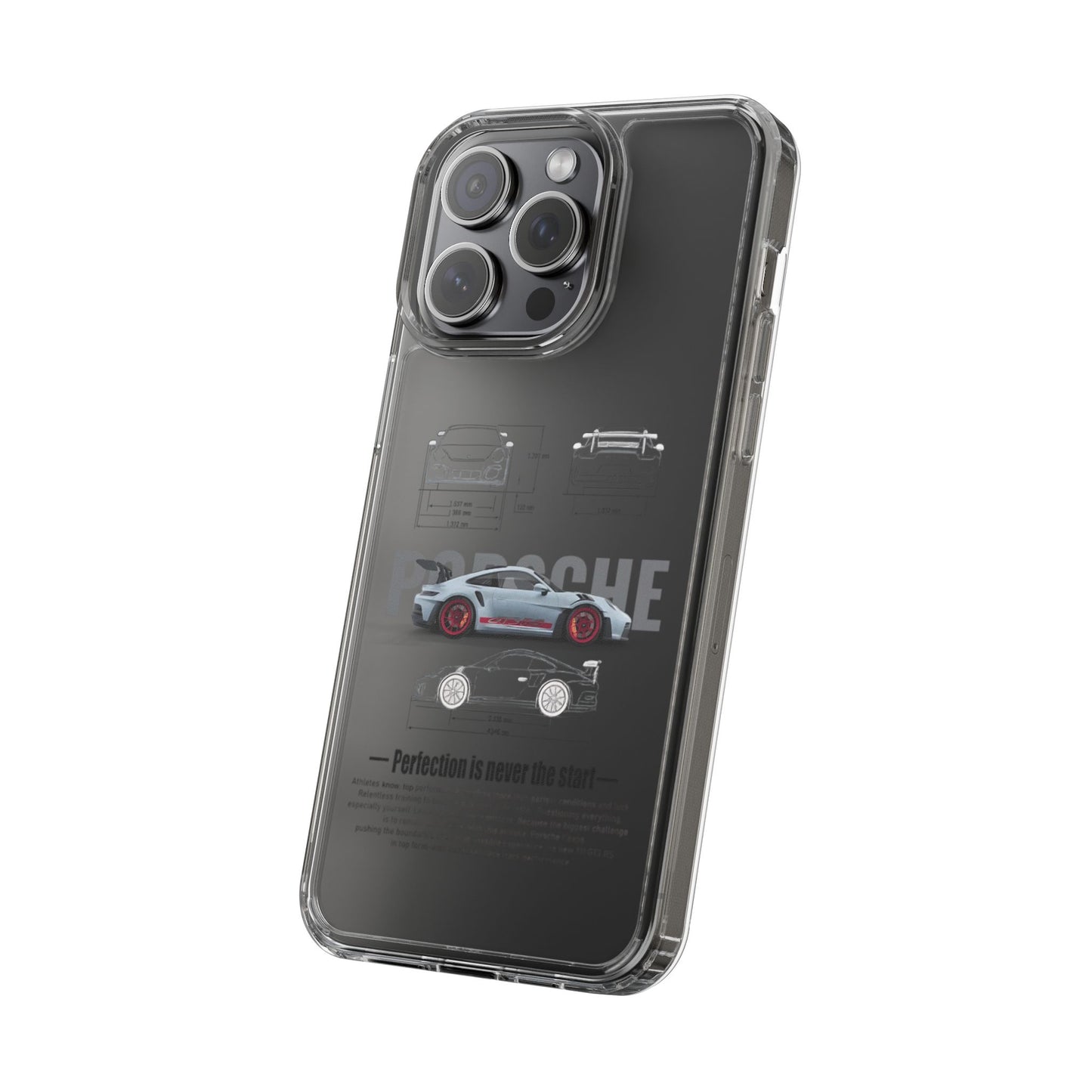 Porsche GT3RS Graphic Clear Case