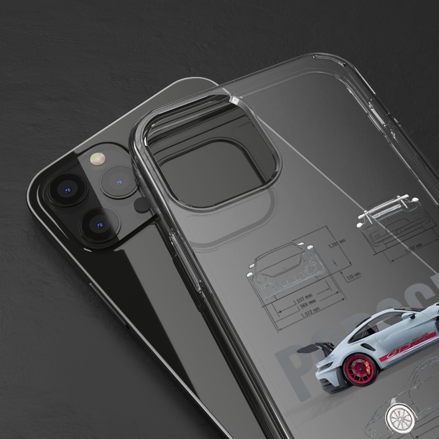 Porsche GT3RS Graphic Clear Case