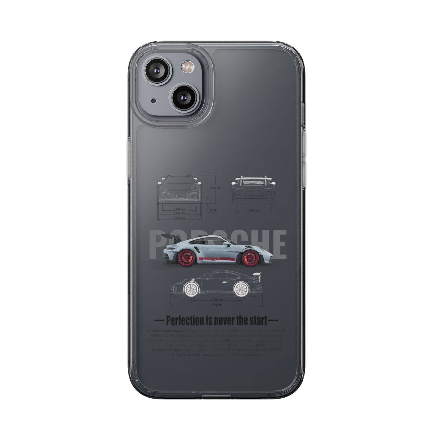 Porsche GT3RS Graphic Clear Case