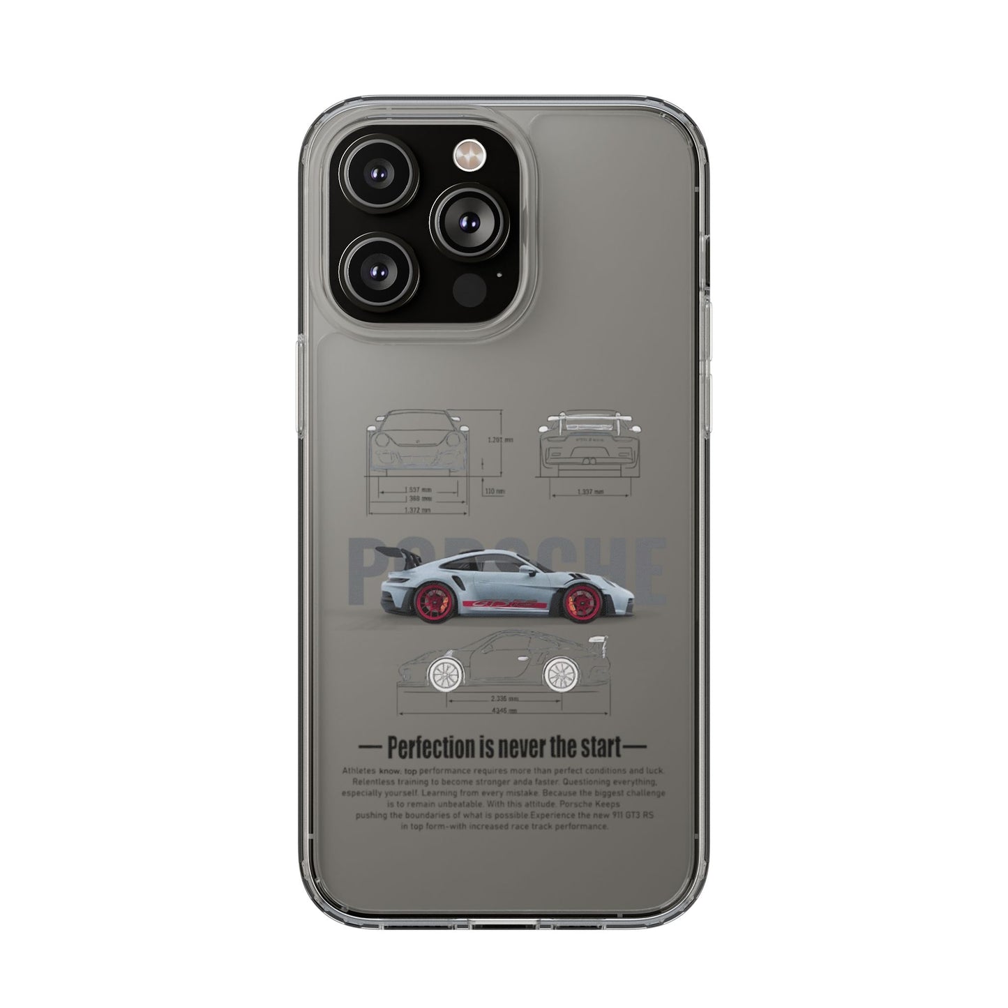 Porsche GT3RS Graphic Clear Case
