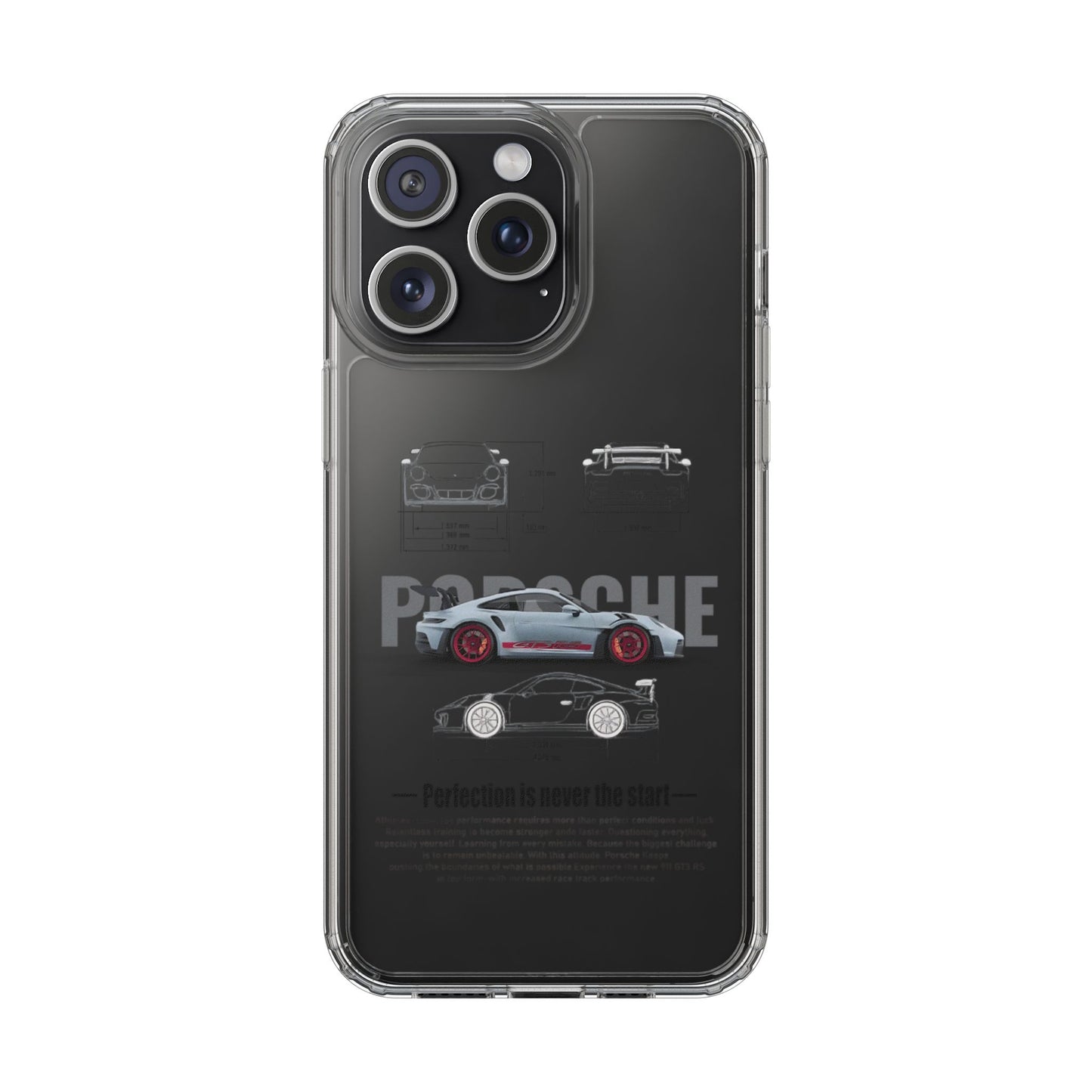 Porsche GT3RS Graphic Clear Case