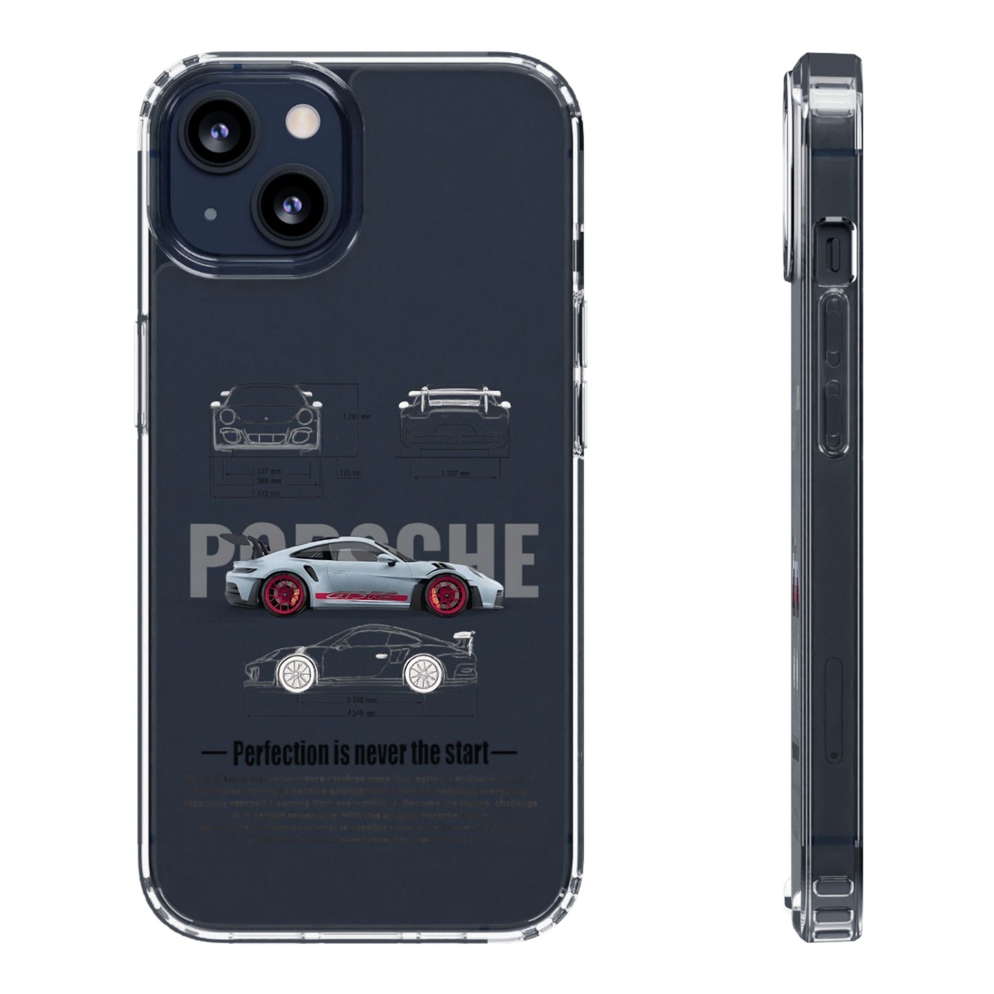 Porsche GT3RS Graphic Clear Case