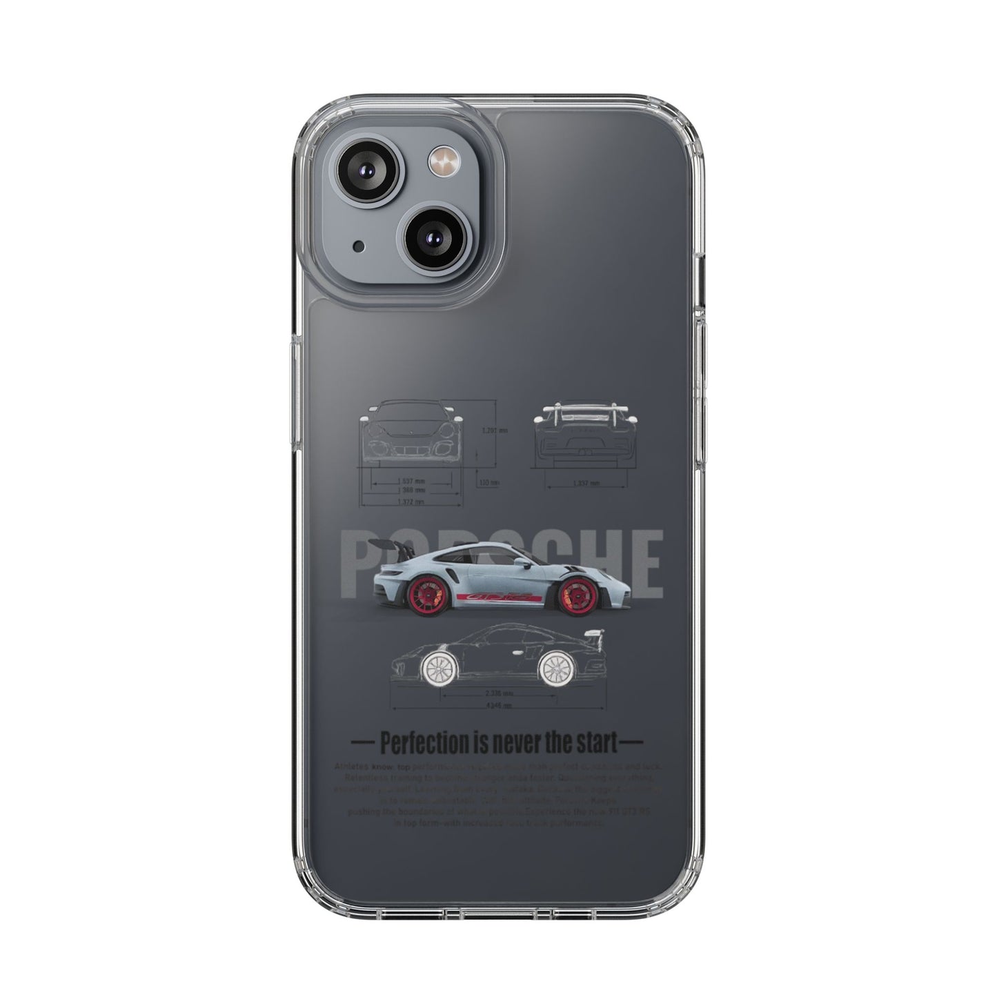 Porsche GT3RS Graphic Clear Case