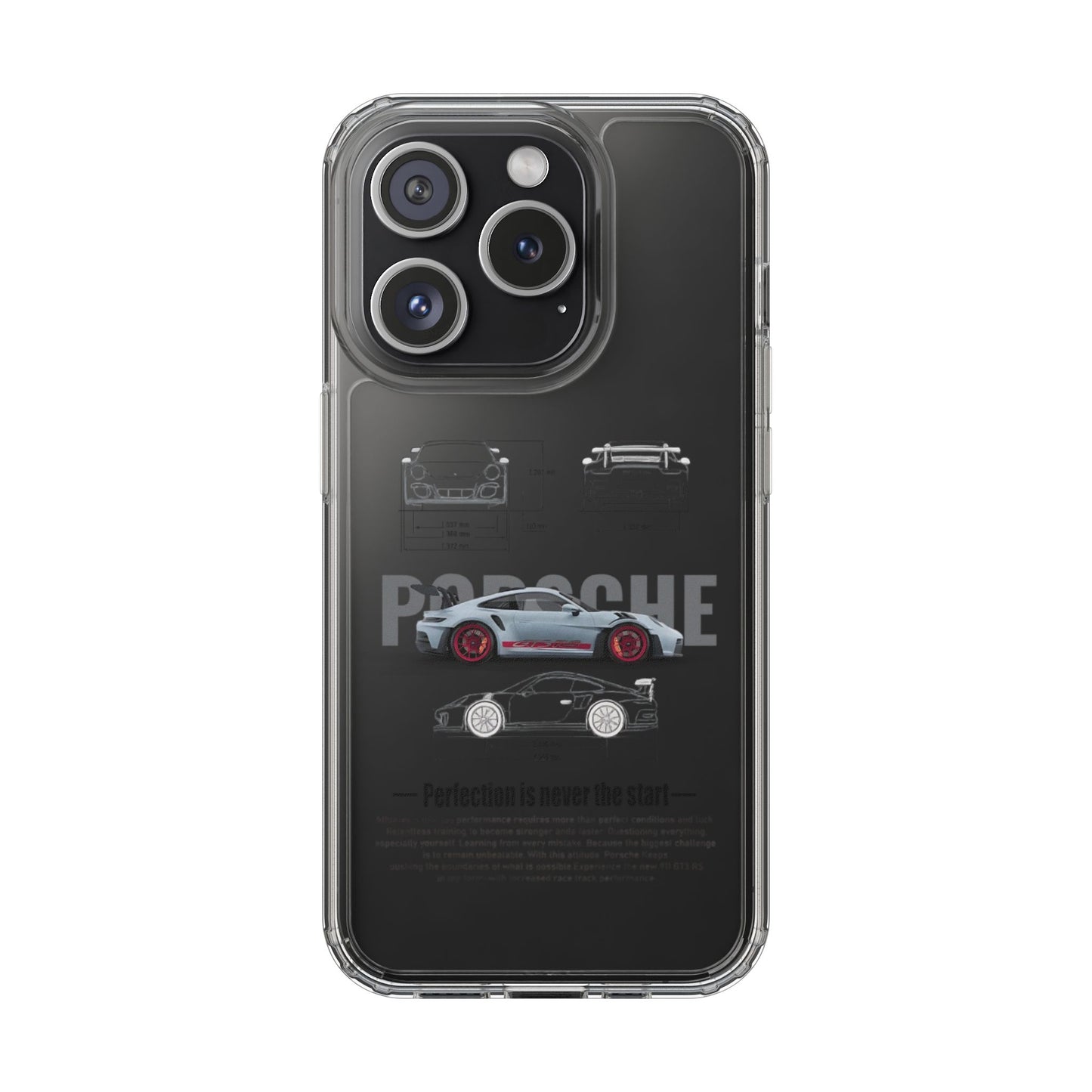 Porsche GT3RS Graphic Clear Case
