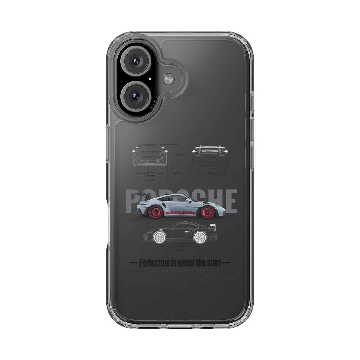Porsche GT3RS Graphic Clear Case