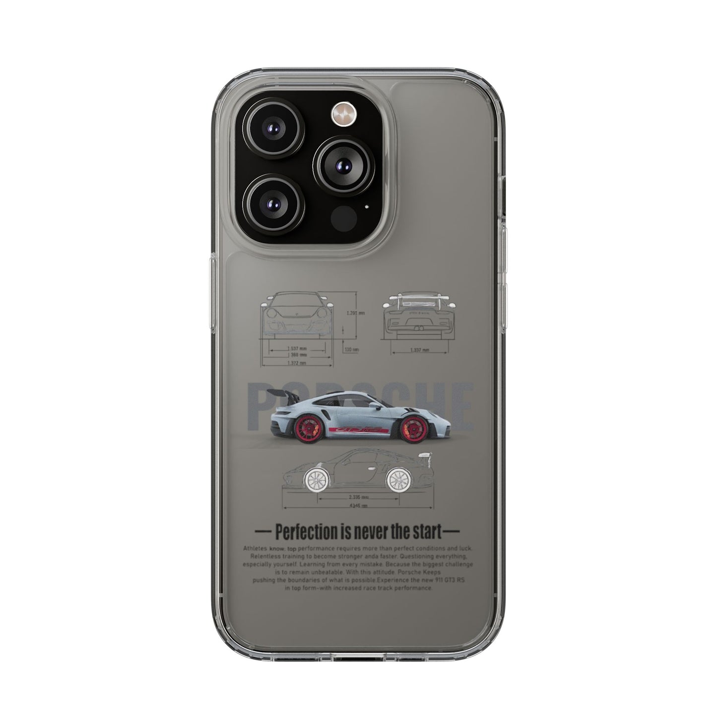 Porsche GT3RS Graphic Clear Case