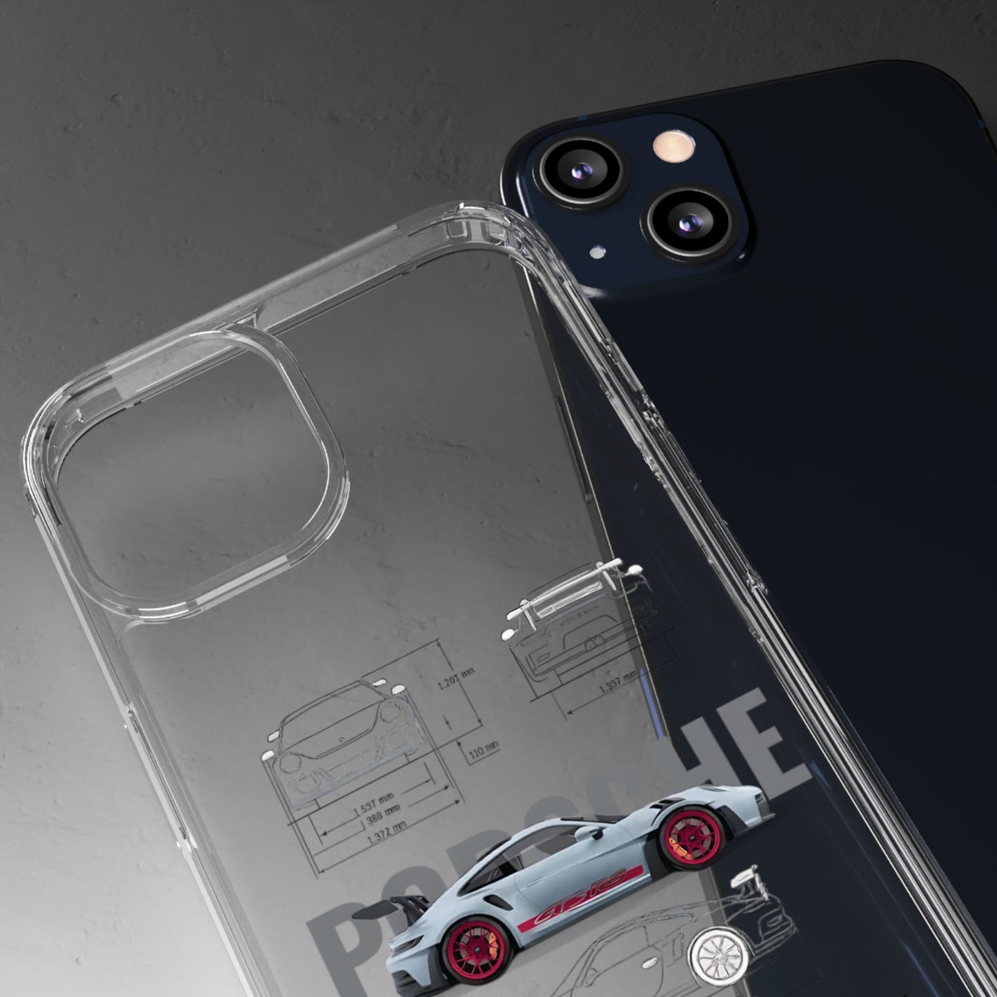 Porsche GT3RS Graphic Clear Case