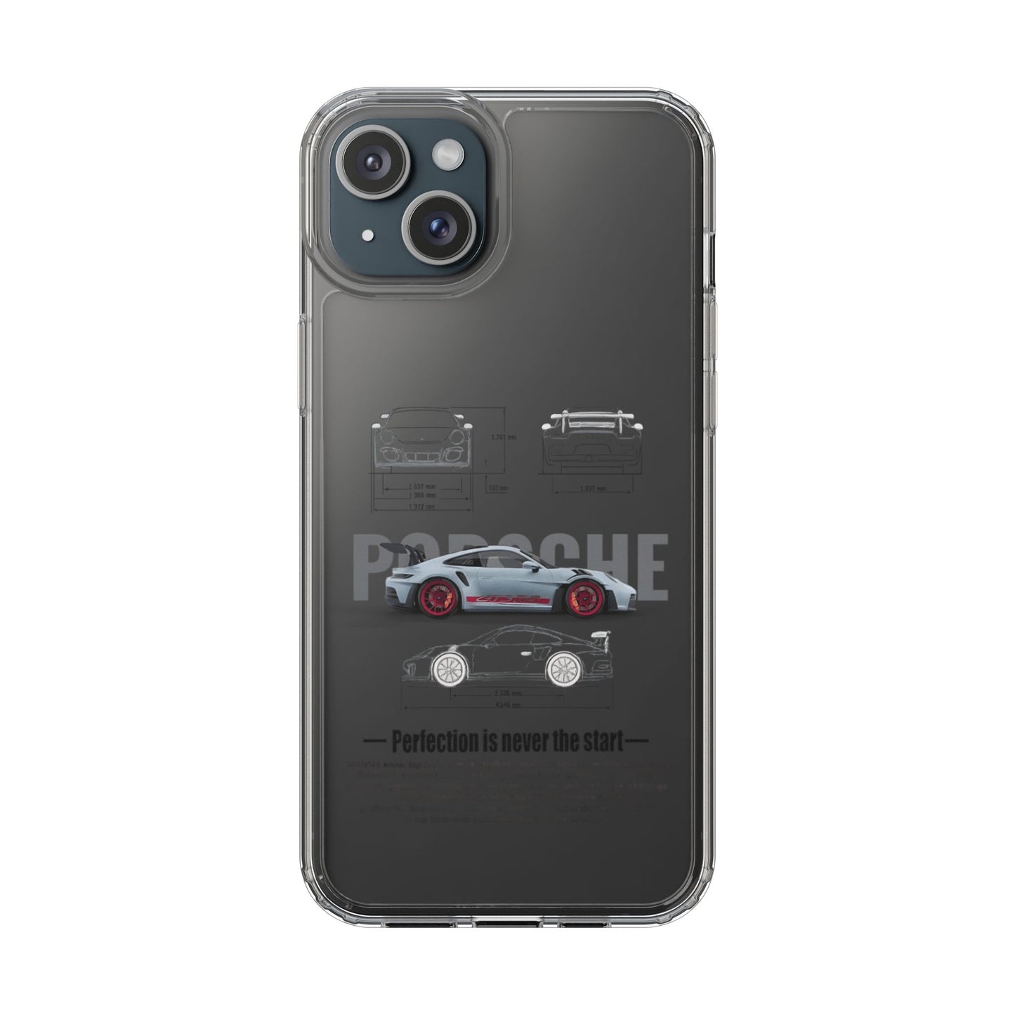 Porsche GT3RS Graphic Clear Case
