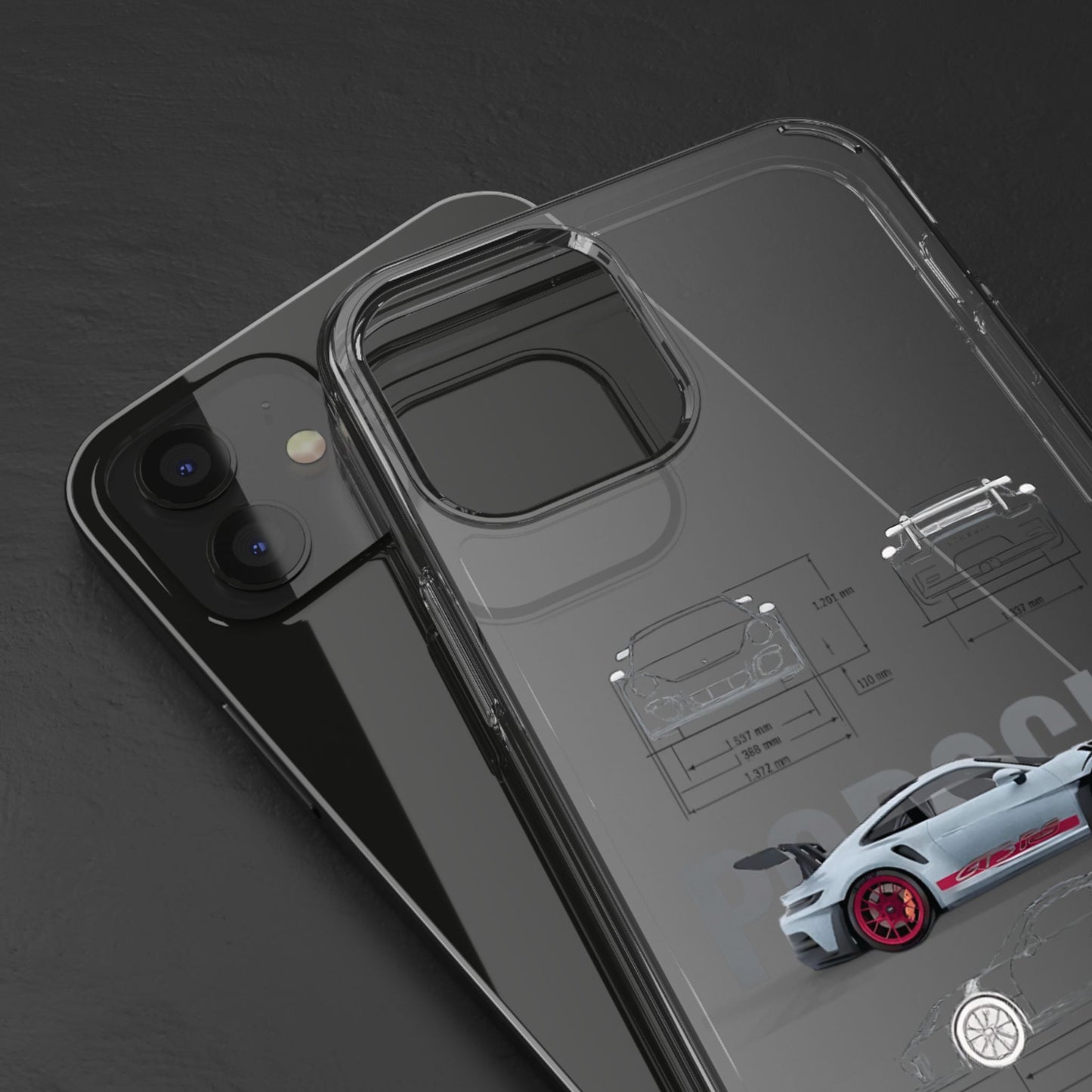 Porsche GT3RS Graphic Clear Case