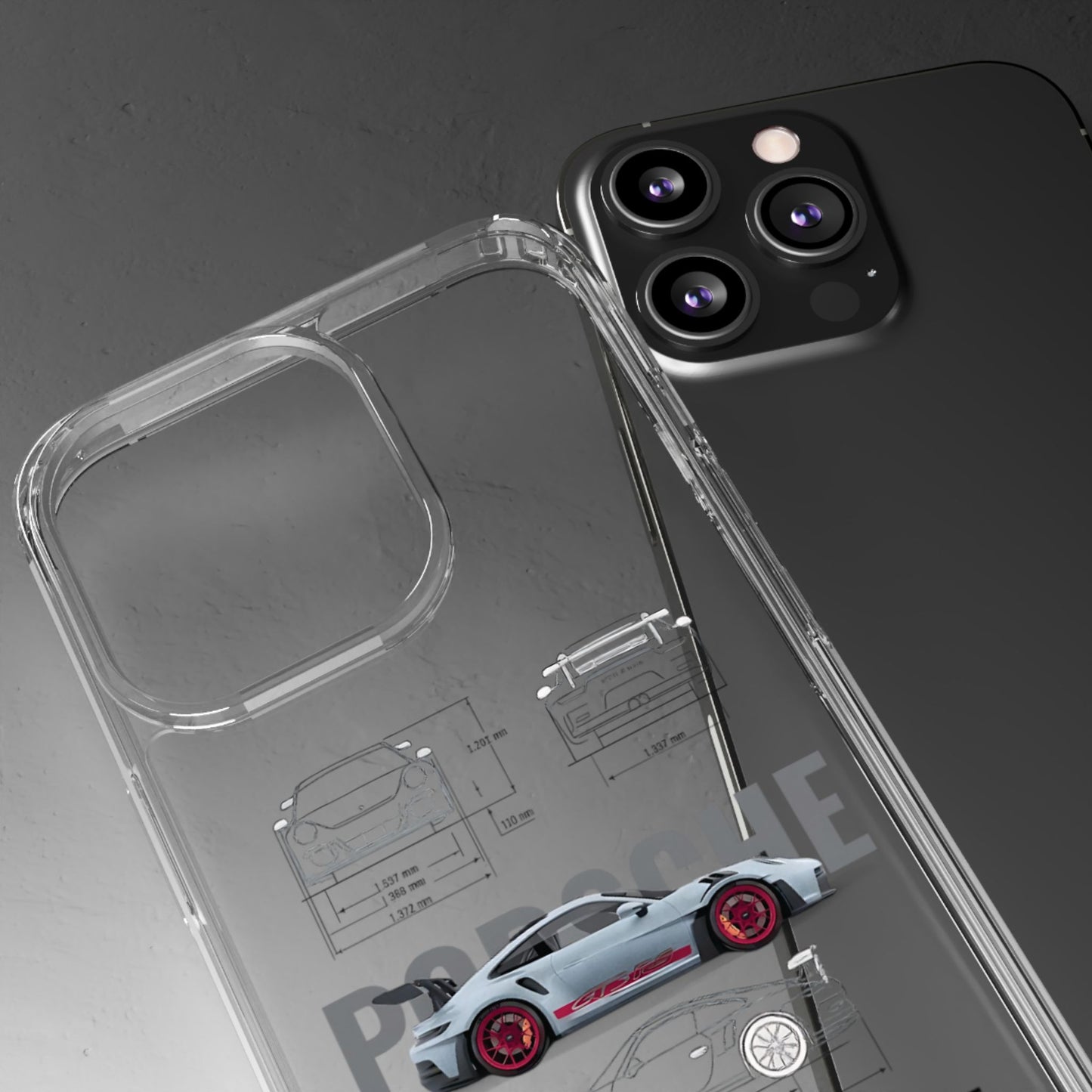 Porsche GT3RS Graphic Clear Case