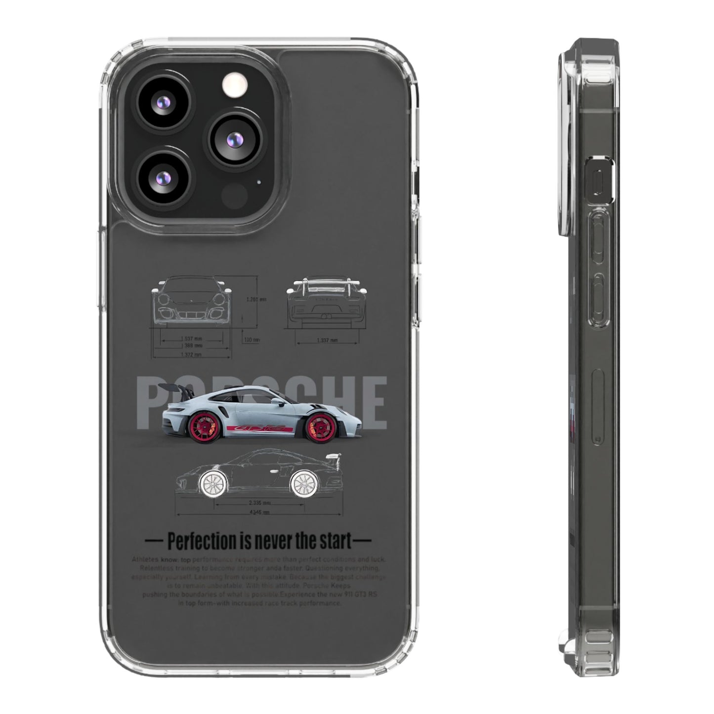 Porsche GT3RS Graphic Clear Case