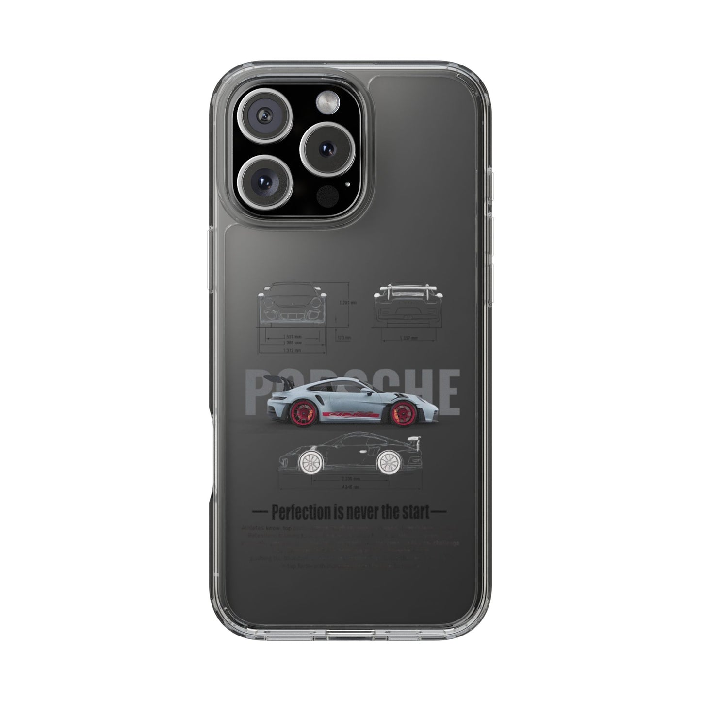 Porsche GT3RS Graphic Clear Case