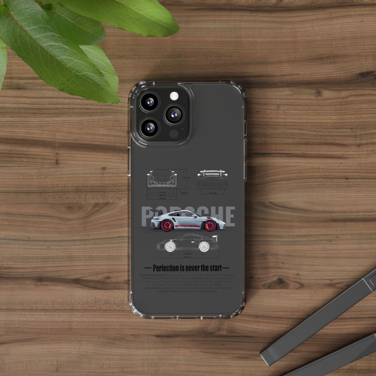 Porsche GT3RS Graphic Clear Case
