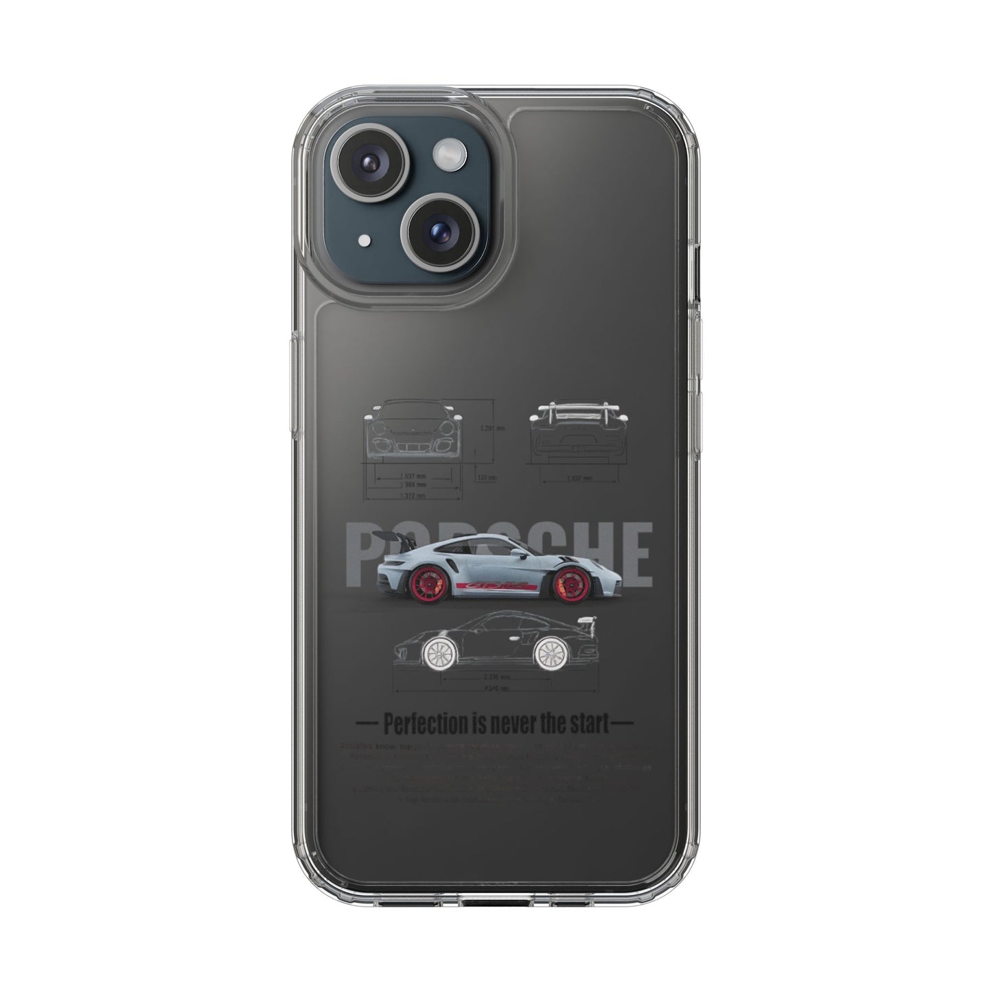 Porsche GT3RS Graphic Clear Case