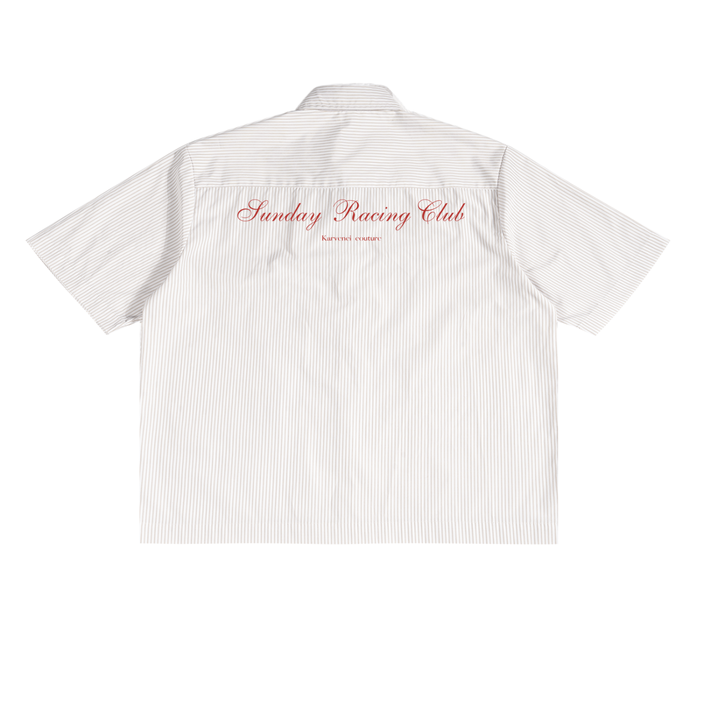 Oversized Vertical Stripe Boxy Shirt